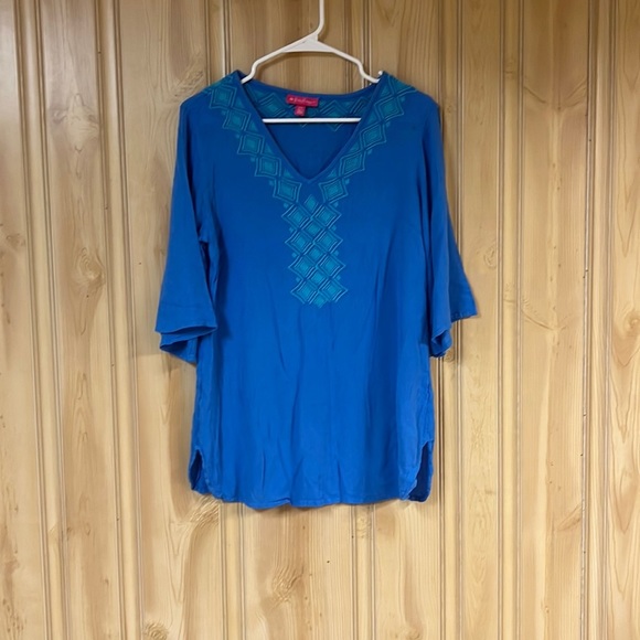 Lily Pulitzer Tunic Blue and Green Size Medium​ - Picture 1 of 5
